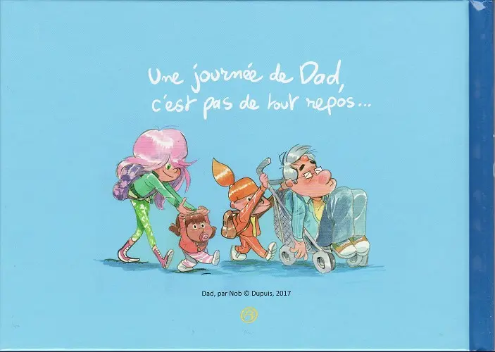 Verso de l'album Dad Une journée de Dad