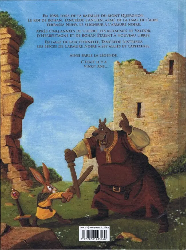 Verso de l'album L'Épée d'Ardenois Tome 1 Garen