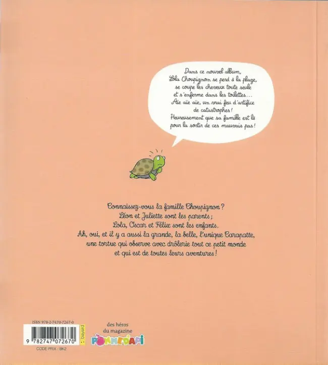 Verso de l'album La Famille Choupignon Tome 6 Le feu d'artifice