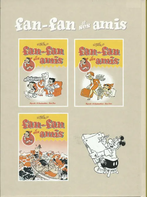 Verso de l'album Fan-fan et ses amis Tome 1