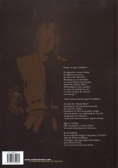 Verso de l'album Galfalek Tome 3 Les Hauts Murs