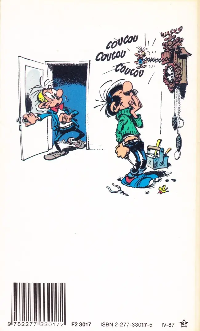 Verso de l'album Gaston Tome 1 Gala de gaffes