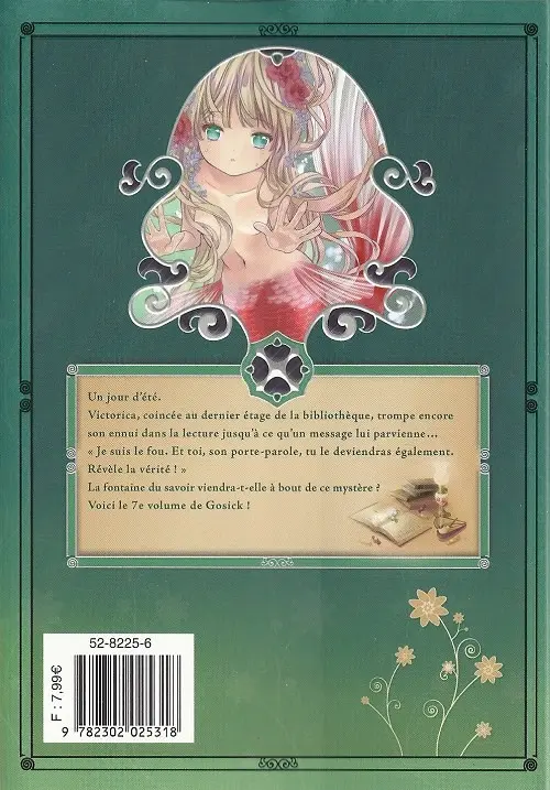 Verso de l'album Gosick 7