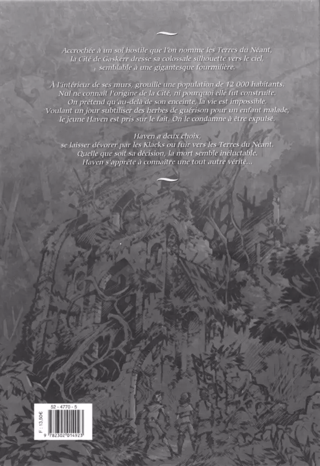 Verso de l'album Haven Tome 1 Exil