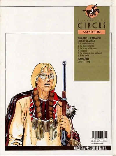 Verso de l'album L'Indien Français Tome 7 Grondements
