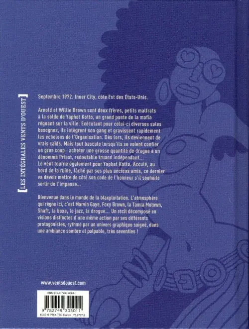 Verso de l'album Inner City Blues Intégrale