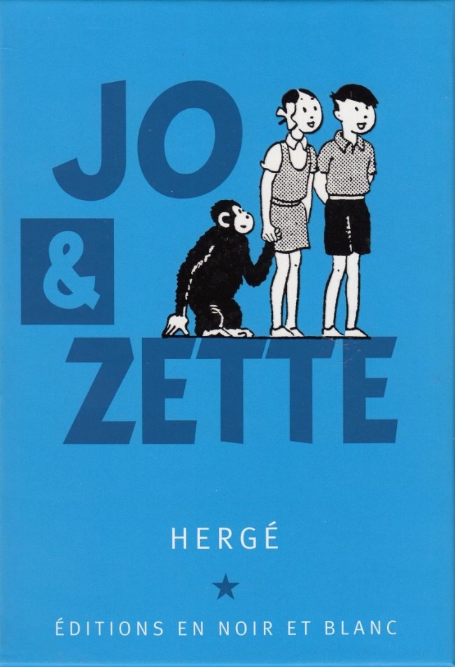 Verso de l'album Les Aventures de Jo, Zette et Jocko Jo & Zette - éditions en noir et blanc