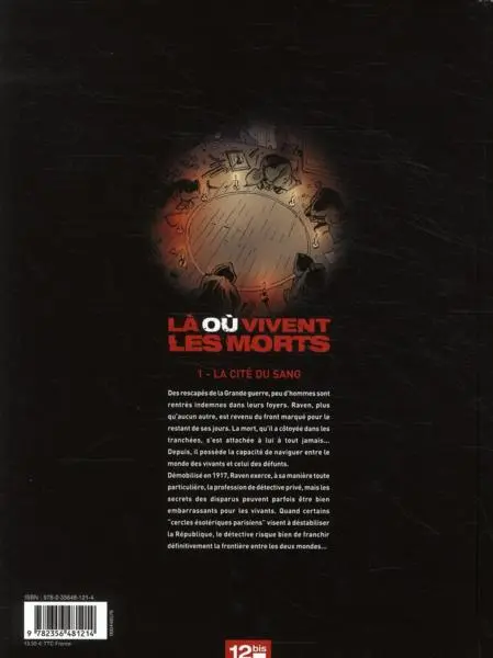 Verso de l'album Là où vivent les morts Tome 1 la cité du sang