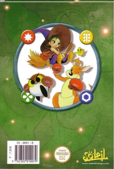 Verso de l'album The Legend of Zelda 5 Oracle of seasons 1