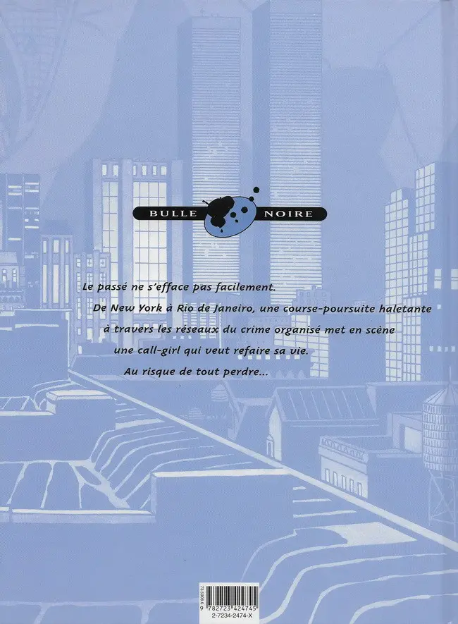 Verso de l'album Lipstick Tome 1 La nuit verticale