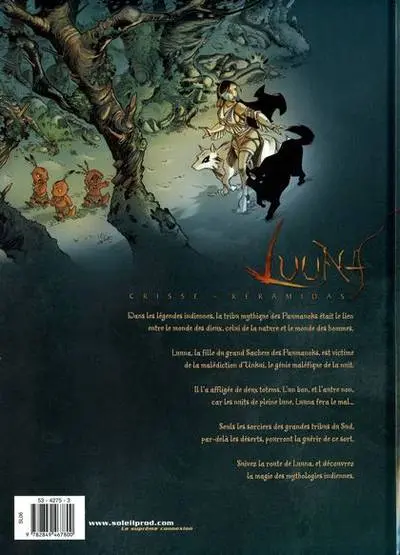 Verso de l'album Luuna Tome 5 Le Cercle des Miroirs
