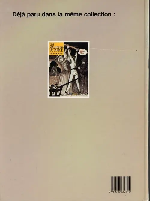Verso de l'album Les malheurs de Janice Tome 2