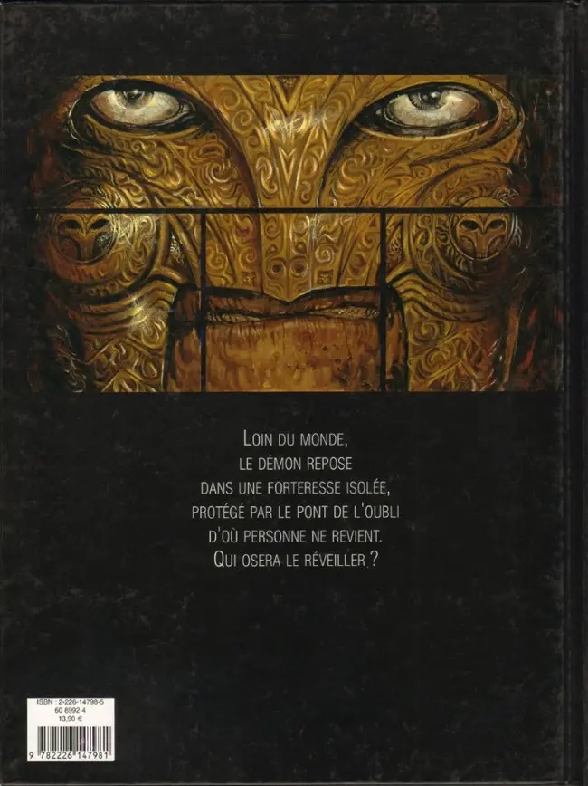 Verso de l'album La Marque du démon Tome 1 La geste écarlate
