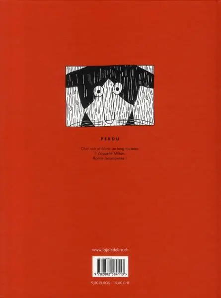 Verso de l'album Milton La fugue de Milton