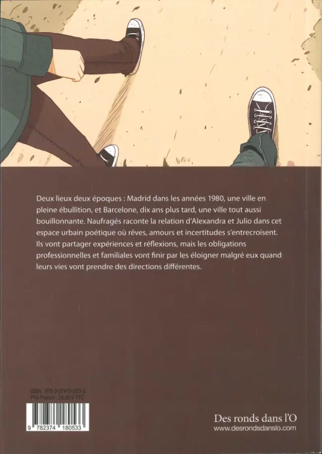 Verso de l'album Naufragés Une histoire de la génération Y