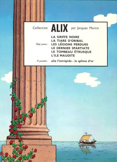Verso de l'album Alix Tome 9 Le Dieu sauvage