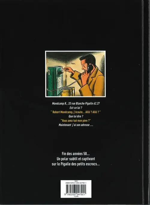 Verso de l'album Pigalle 62.27