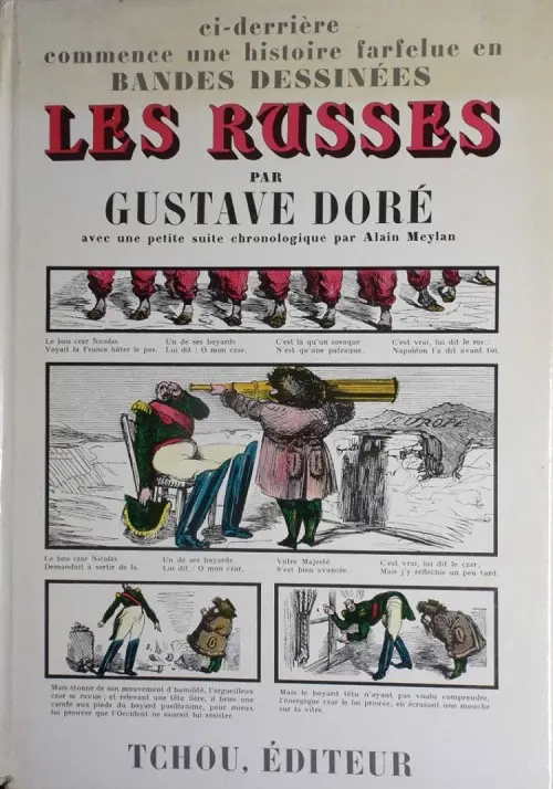 Couverture de l'album Les Russes Histoire dramatique, pittoresque et caricaturale de la sainte Russie