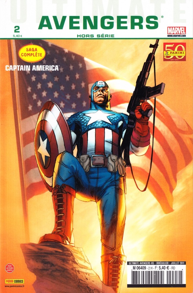 Couverture de l'album Ultimate Avengers Tome 2 Ultimate Captain America