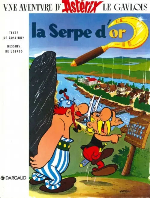 Couverture de l'album Astérix Tome 2 La serpe d'or