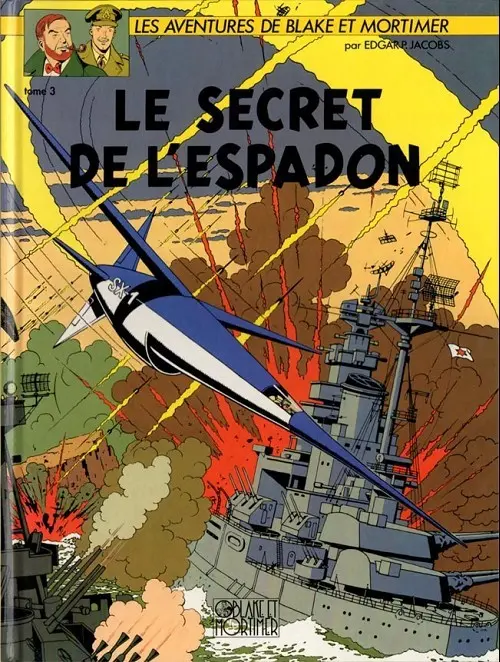 Couverture de l'album Blake et Mortimer Tome 3 Le Secret de l'Espadon