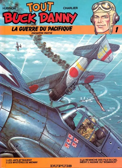 Couverture de l'album Tout Buck Danny Tome 1 La guerre du Pacifique - Première partie