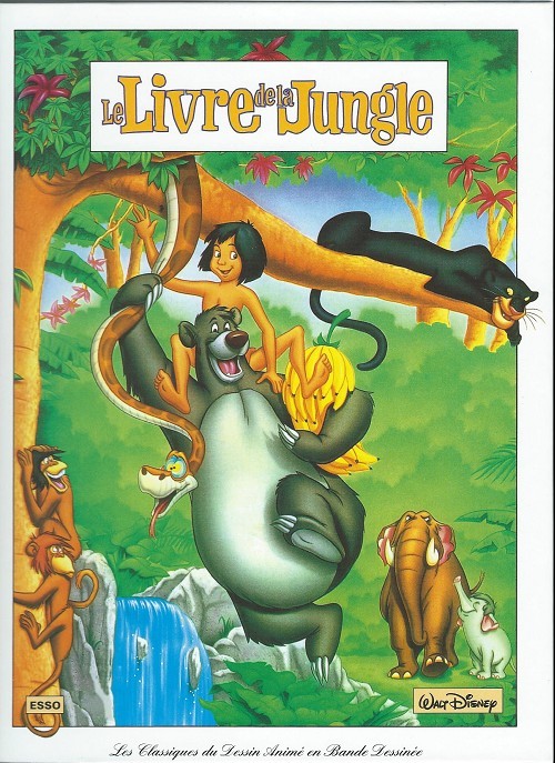 Couverture de l'album Les Classiques du dessin animé en bande dessinée Tome 7 Le Livre de la Jungle