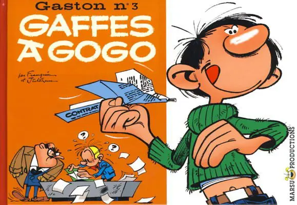 Couverture de l'album Gaston Tome 3 Gaffes à gogo