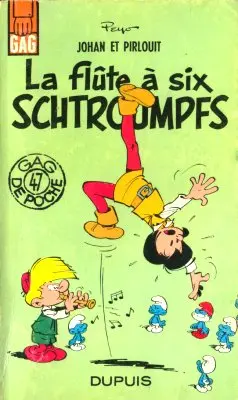 Couverture de l'album Johan et Pirlouit Tome 9 La flûte à six schtroumpfs