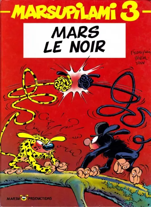 Couverture de l'album Marsupilami Tome 3 Mars le noir