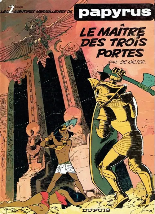 Couverture de l'album Papyrus Tome 2 Le maître des trois portes