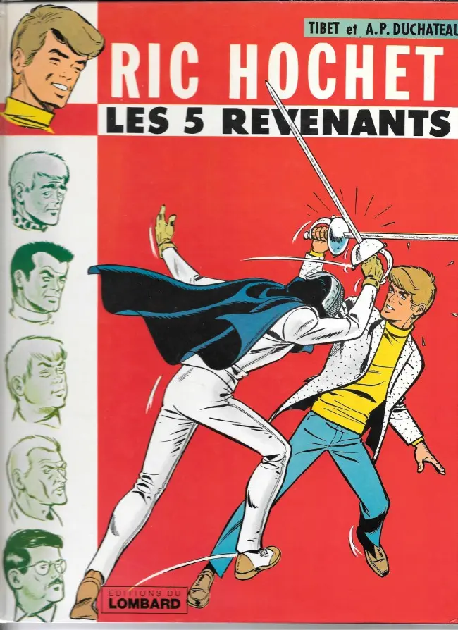 Couverture de l'album Ric Hochet Tome 10 Les 5 revenants