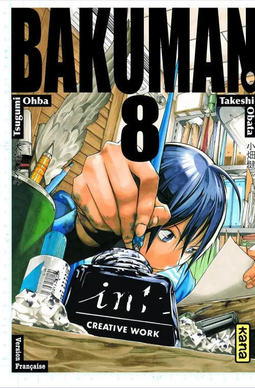 Couverture de l'album Bakuman Tome 8 Culottes entraperçues et messie
