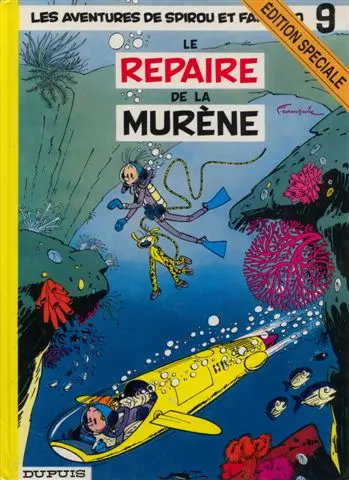 Couverture de l'album Spirou et Fantasio Tome 9 Le repaire de la murène