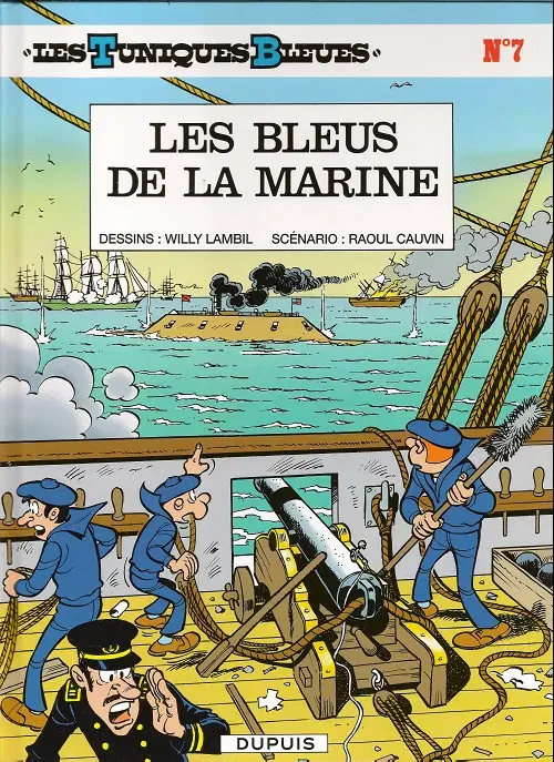 Couverture de l'album Les Tuniques Bleues Tome 7 Les bleus de la marine