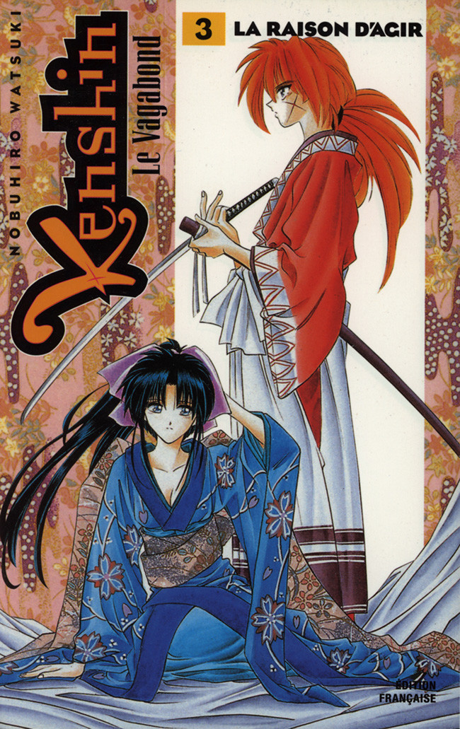 Couverture de l'album Kenshin le Vagabond Tomes 3 et 4 La Raison d'Agir / Les Deux Destinées