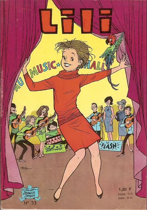Couverture de l'album Lili Tome 33 Lili au music-hall