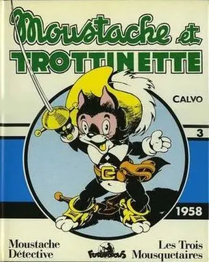 Couverture de l'album Moustache et Trottinette Intégrale 3 1958