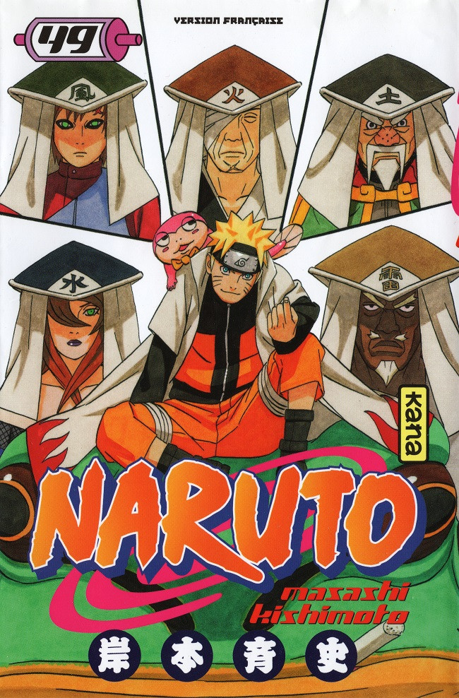 Couverture de l'album Naruto 49 Le conseil des cinq Kage...!!