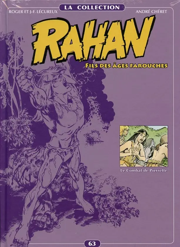 Couverture de l'album Rahan La Collection Volume 63 Le Combat de Pierrette
