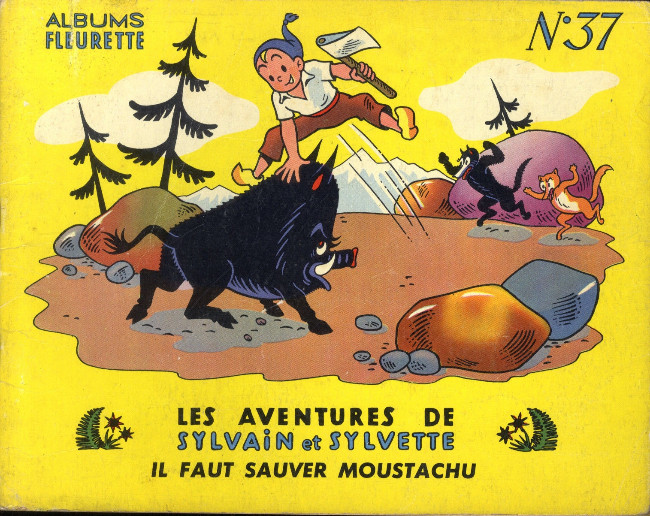 Couverture de l'album Sylvain et Sylvette Tome 37 Il faut sauver Moustachu