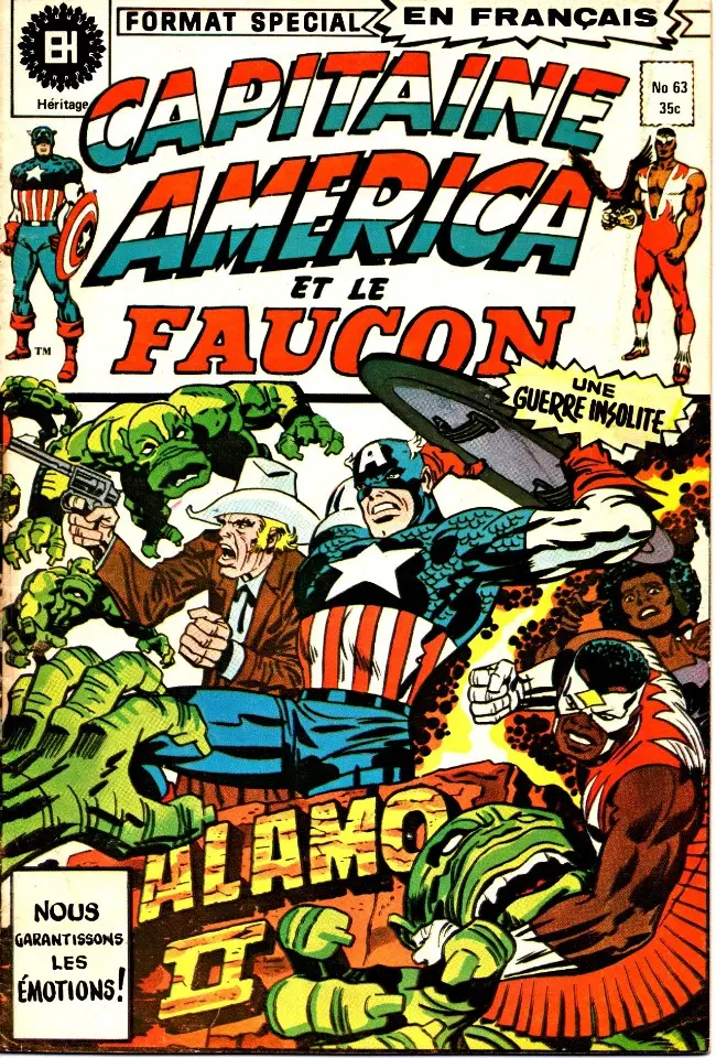 Couverture de l'album Capitaine America Tome 63 Alamo II !
