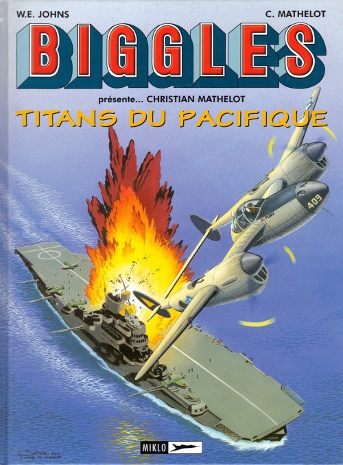 Couverture de l'album Biggles présente... Tome 7 Titans du Pacifique