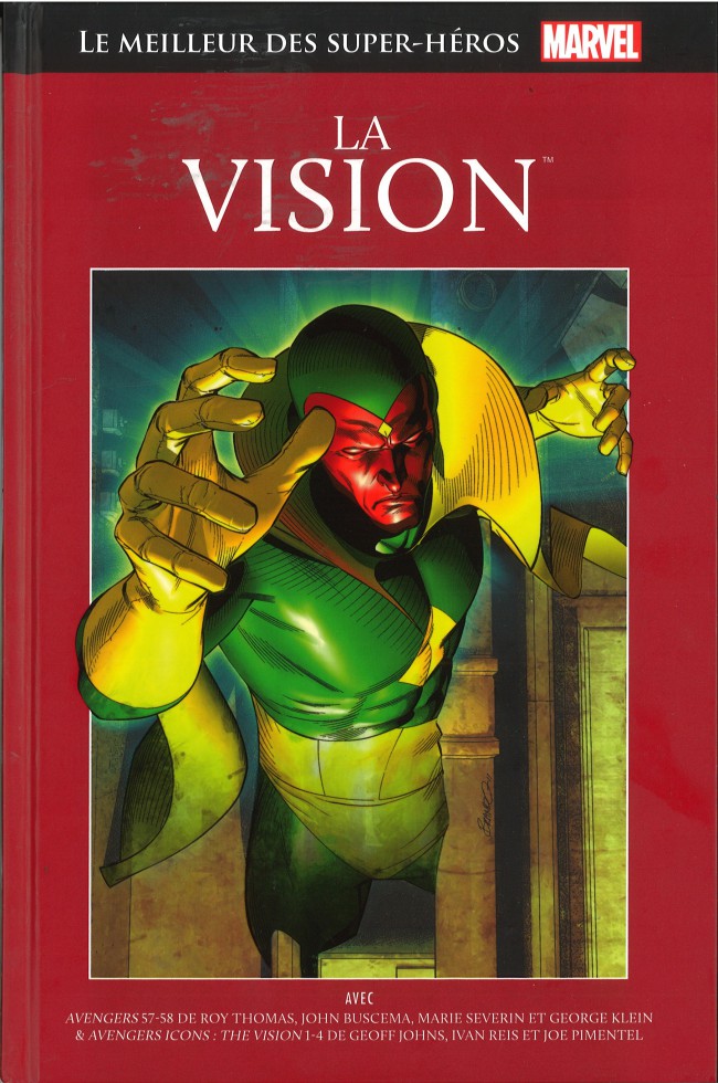 Couverture de l'album Le meilleur des Super-Héros Marvel Tome 16 La Vision