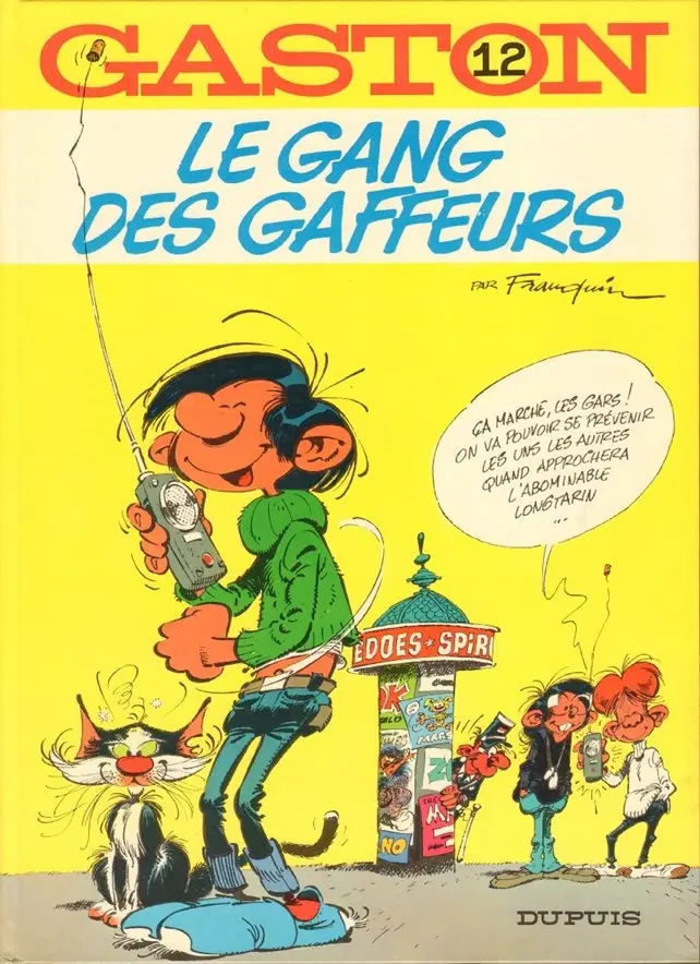 Couverture de l'album Gaston Tome 12 Le Gang des gaffeurs