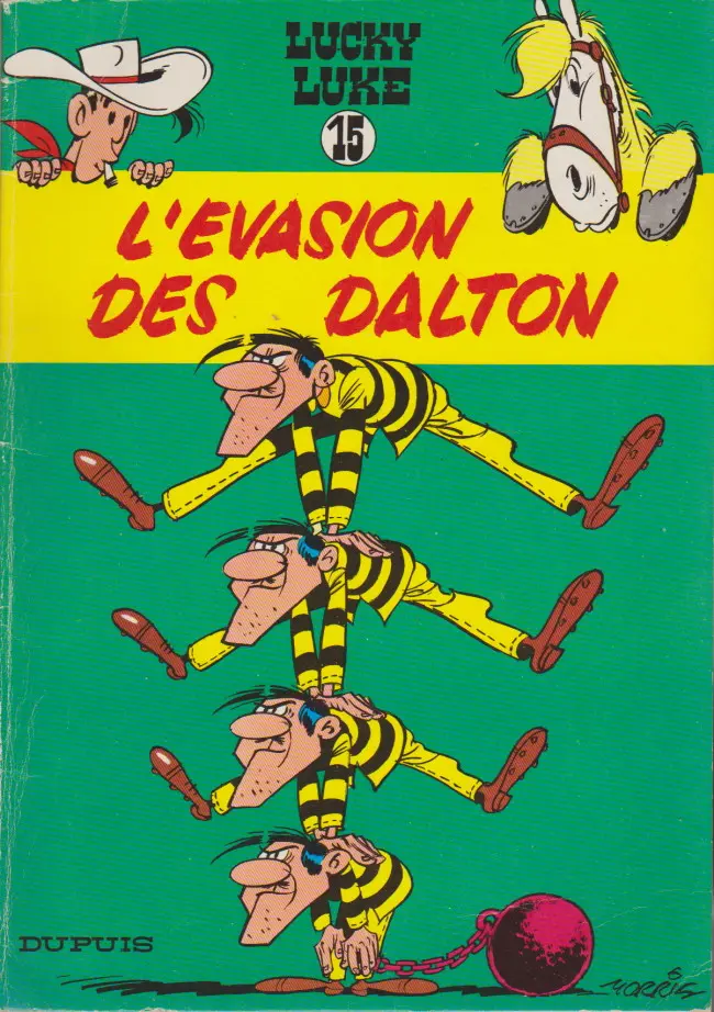 Couverture de l'album Lucky Luke Tome 15 L'évasion des Dalton