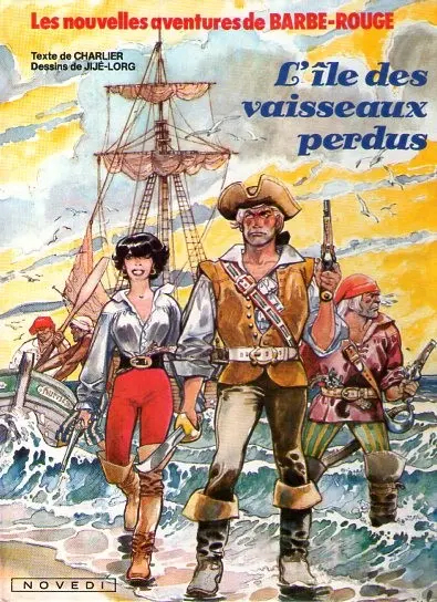 Couverture de l'album Barbe-Rouge Tome 19 L'île des vaisseaux perdus