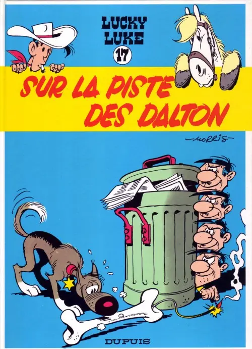 Couverture de l'album Lucky Luke Tome 17 Sur la piste des Dalton