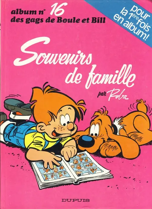 Couverture de l'album Boule & Bill Tome 16 Souvenirs de famille