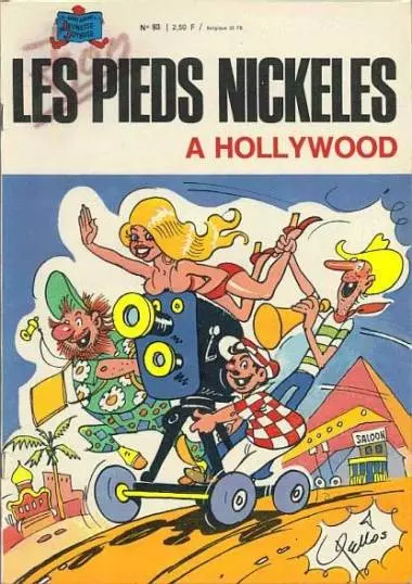 Couverture de l'album Les Pieds Nickelés Tome 83 Les Pieds Nickelés à Hollywood